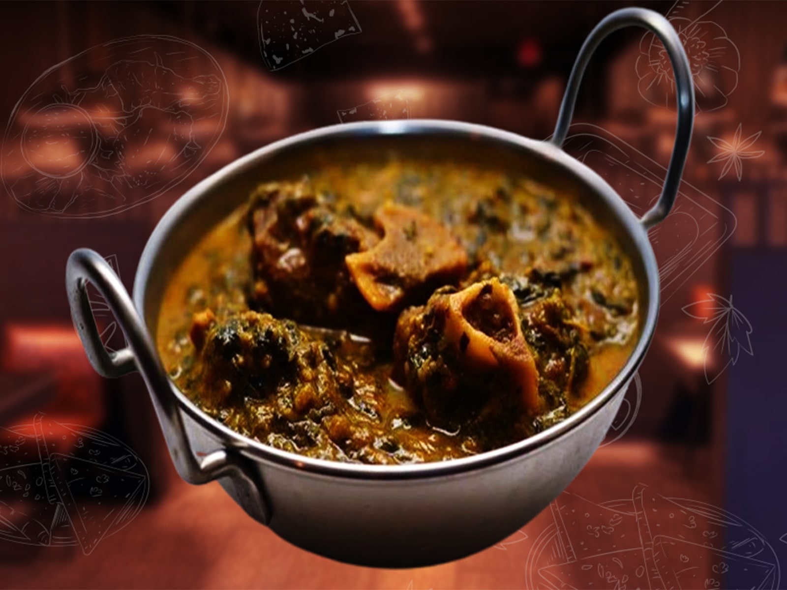 Mutton Palak